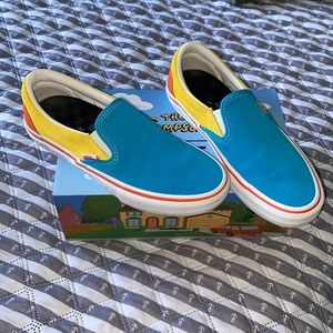 Vans Slip-On Pro “The Simpsons” Men’s Size 8 Blue.